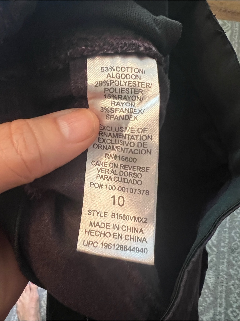 Democracy Straight-Leg Jeans in Deep Plum size 10 (Y100) - Picture 8 of 11